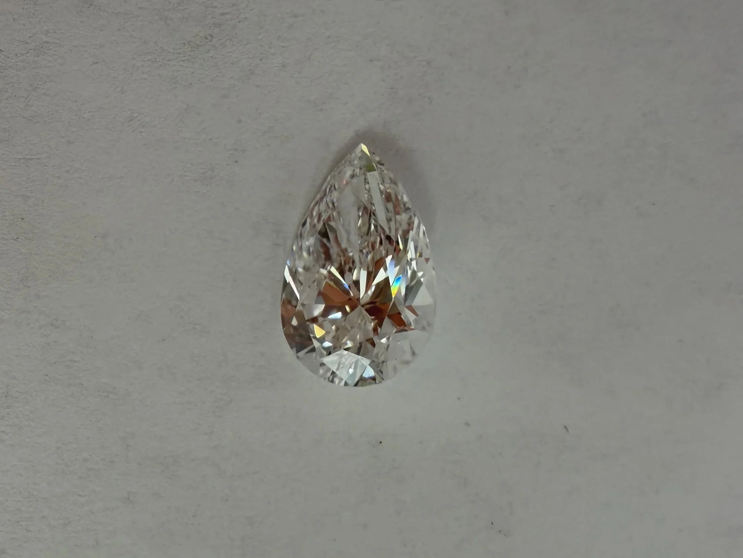3.92 ct. E/VVS2 Pear-shaped Lab-grown Diamond