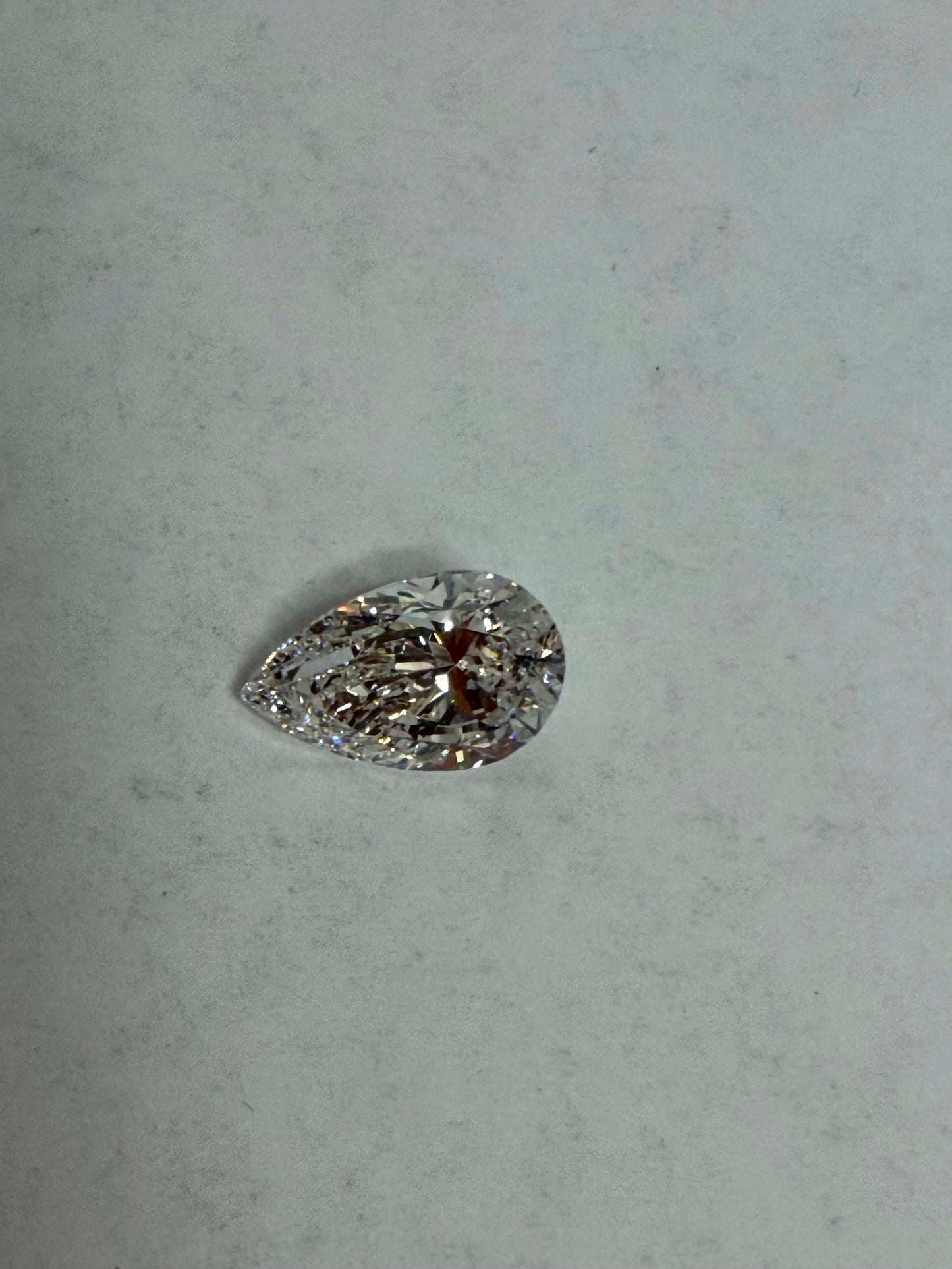 3.92 ct. E/VVS2 Pear-shaped Lab-grown Diamond